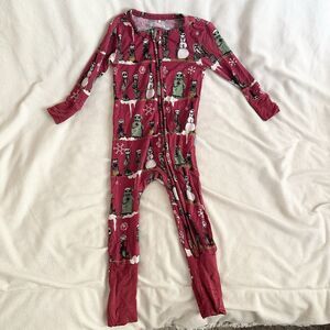 Posh Peanut Disney Nightmare Before Christmas Pjs 9-12 Month Baby Zippered Sleep